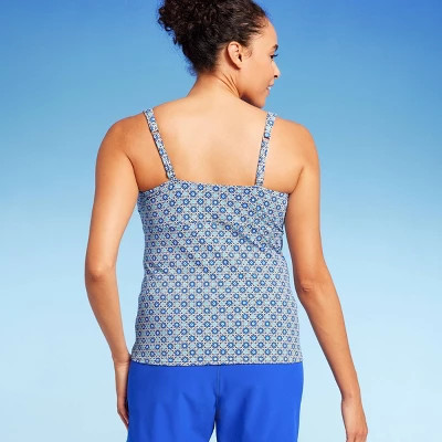 Lands' End Women's Underwire Tankini Swimwear UPF 50+ - Picture 4 of 11