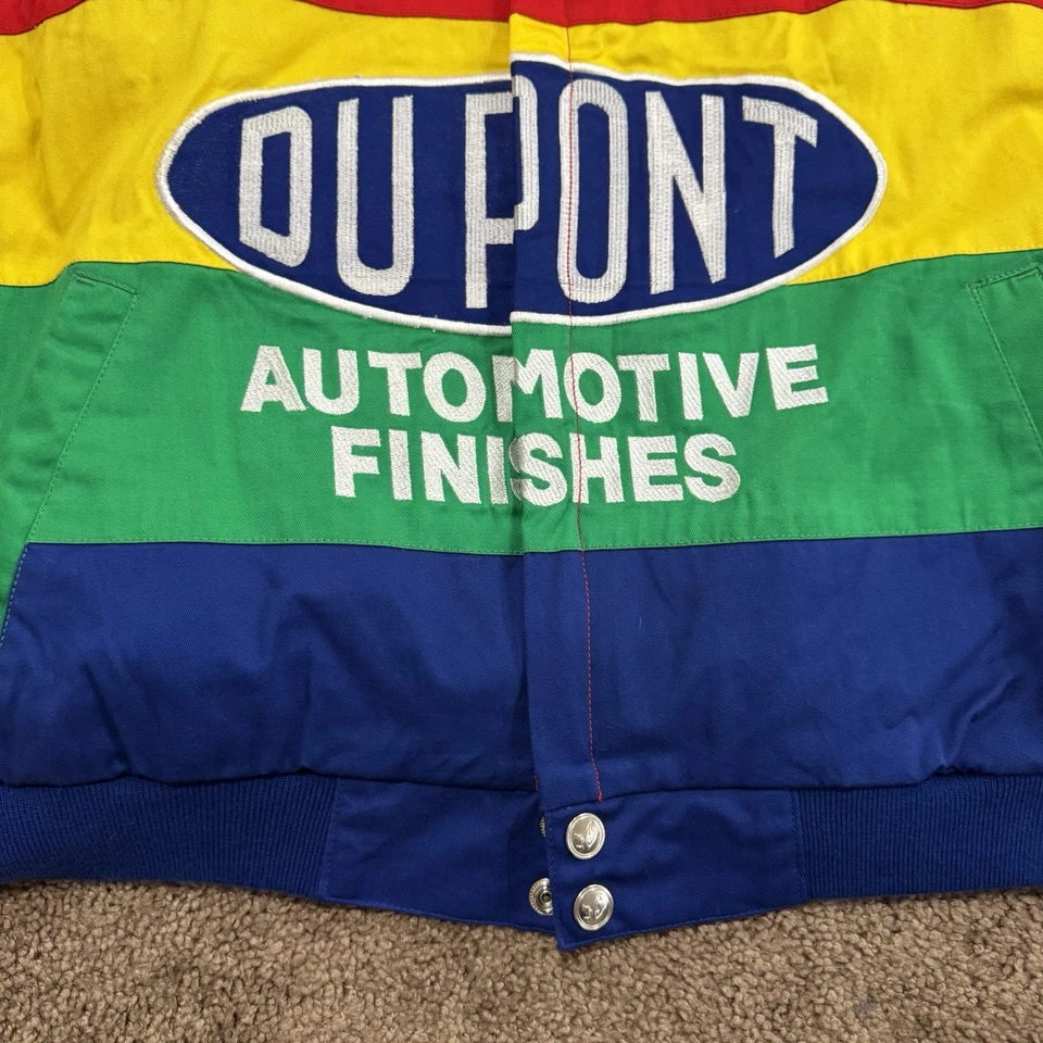 Chaqueta de Colección Jeff Gordon Para Hombre Grande Años 90 Chase Authentics NASCAR DuPont Racing Foto 4 de 4
