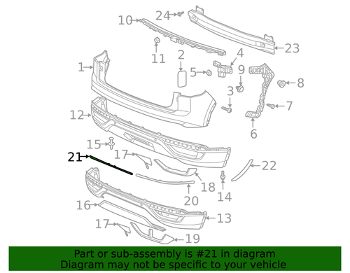 Genuine Volkswagen Reflector 3CM-945-103-A - Picture 2 of 2