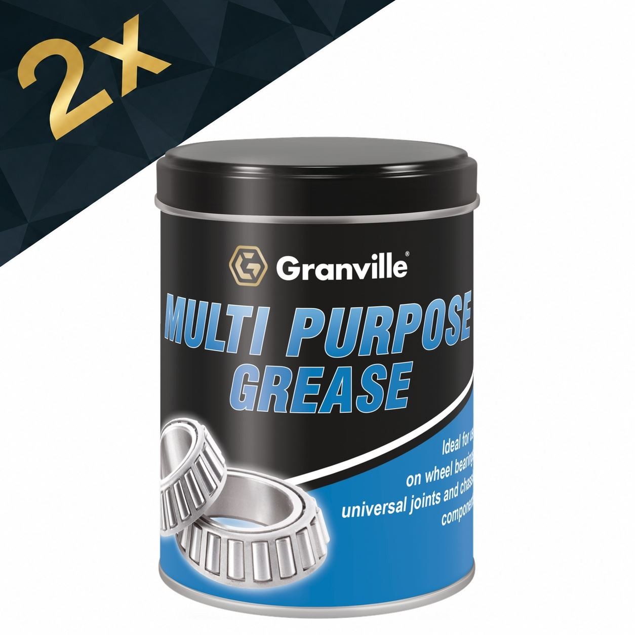 2x Granville - Multi Purpose Wheel Bearing Lubricant EP2 Lithium Grease 500g