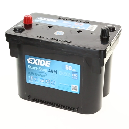Starterbatterie Exide EK508 AGM Start Stopp 12V 50Ah 800A EN Jeep, Lancia, Fiat - Video 1 von 1