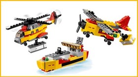 Lot of used LEGO CREATOR sets: Power Mech 31007, 6745, 31029 COMPLETE w/ Manuals