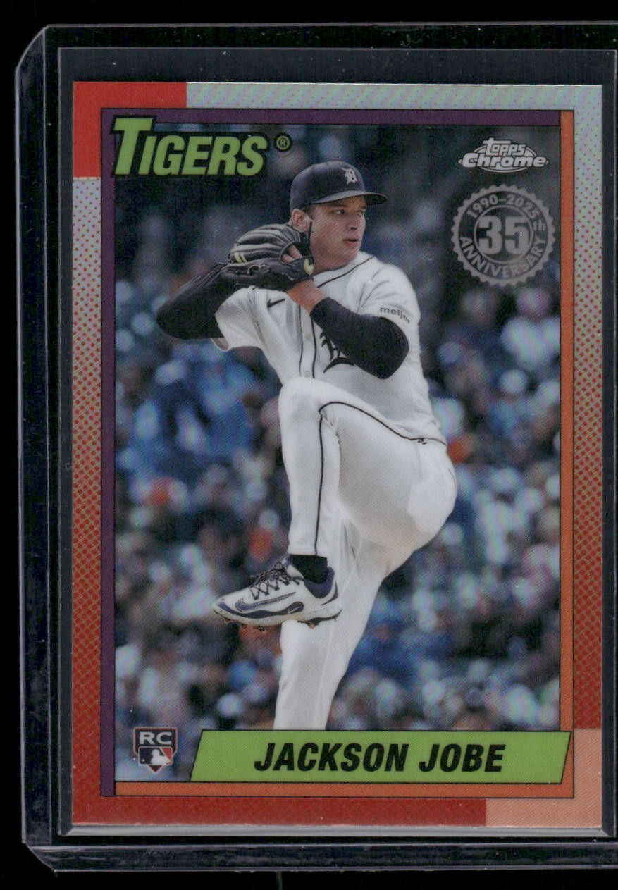 2025 Topps Chrome Update Jackson Jobe Refractor 1990 Topps Chrome