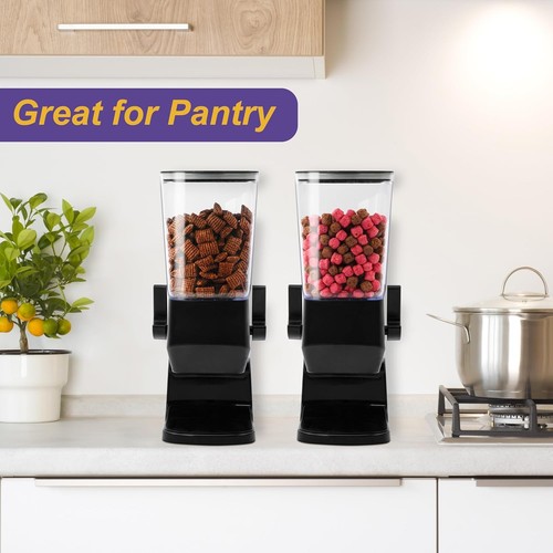 Elegante Juego Dispensador de Cereales para Organización de Cocina - Diseño Delgado 2 Piezas - Imagen 4 de 9