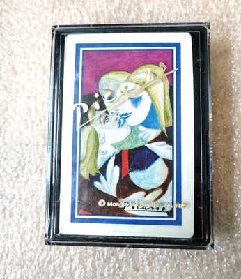 Pablo Picasso playing cards with plastic case Hoyle