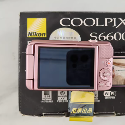 Nikon COOLPIX S6600 Digital Camera 16.0MP 12x Optical Zoom Pink