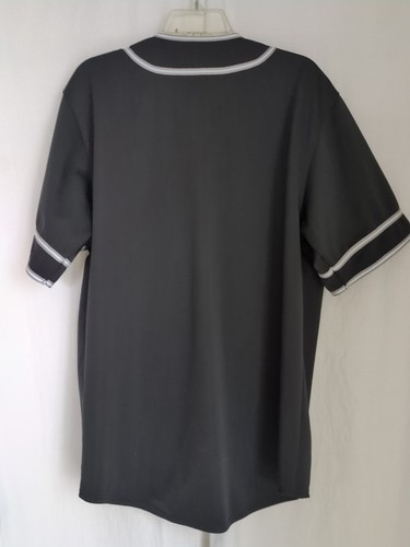 Vintage Chicago White Sox MLB Baseball Jersey Men’s Large Black Heavy Embroidery - Picture 6 of 9