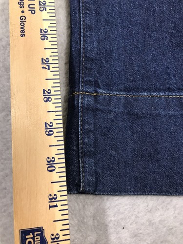 J Crew Jeans '96 Denim Trouser Women 35 (41X31) High Rise Wide Leg Dark Wash NWT - Picture 15 of 17