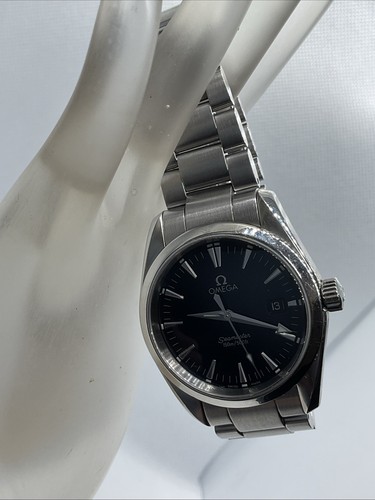 OMEGA SEAMASTER AQUA TERRA SWISS Black Dial Date MEN’S Watch 36mm - 2504.50.00 - Picture 5 of 23