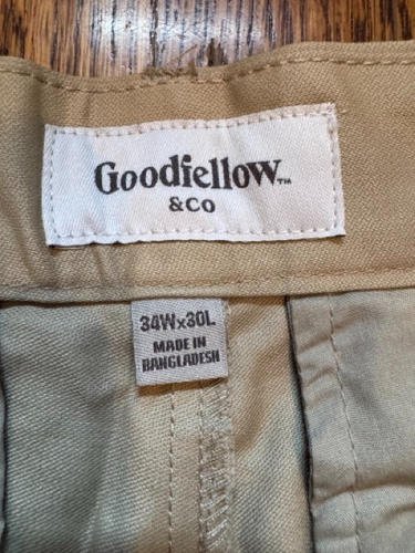 Goodfellow Khaki Casual Dress Pants Mens Size 34 x 30 - Foto 5 di 8