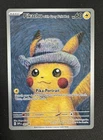 Pokemon x Van Gogh Museum Grey Felt Hat Pikachu Black Star Promo SVP 085