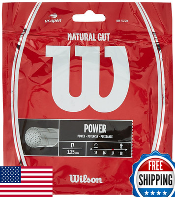 テニス Wilson ナチュラルガット17 tennis RKT string2個セット