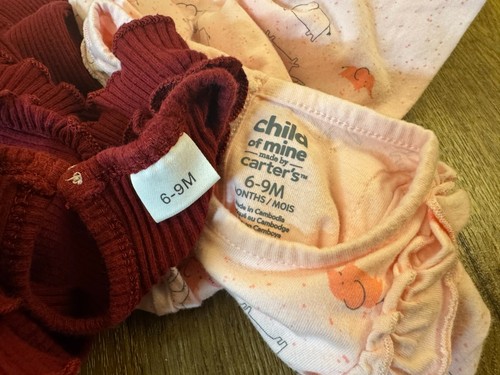 Baby Girl Clothes Lot 6/9 Months Pants Rompers Summer Outfits Bundle Lot Ruffles - Picture 7 of 7