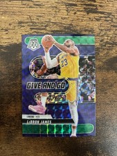 2024-25 Mosaic Green Give and Go LeBron James #1 Lakers NBA 