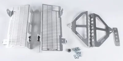 DEVOL ALUMINUM RADIATOR GUARD Fits: Honda CRF450R 0101-1207 1901-0271 60-5014 - Image 3 of 4