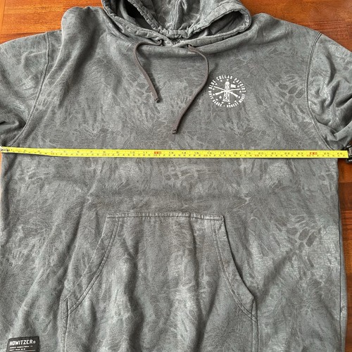 Haubitze grau Camouflage blau Kragen Patriot Roughneck Hoodie Pullover Sweatshirt XXL - Bild 9 von 11