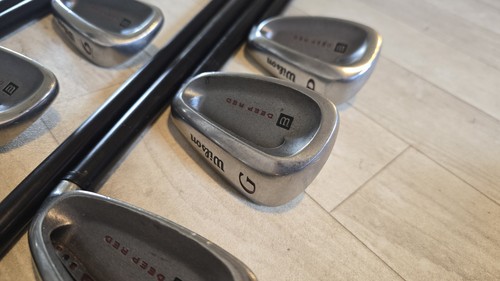 Wilson Deep Red Iron Set / 4-GW / Regular Flex Graphite Shafts - Picture 7 of 18