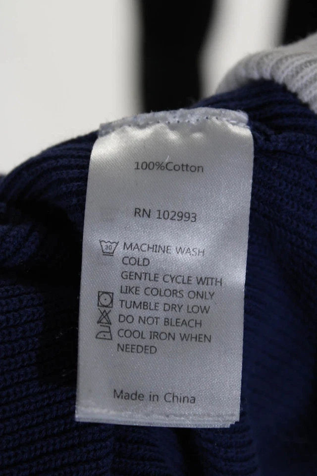 Женский свитер в полоску Slate & Willow Цвет синий Varsity Размер 4 12056902 - Изображение 4 из 4