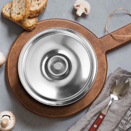 Stainless Steel Pot Lid Seasoning Cover Pan Covers Small Saucepan Only - Picture 12 of 12