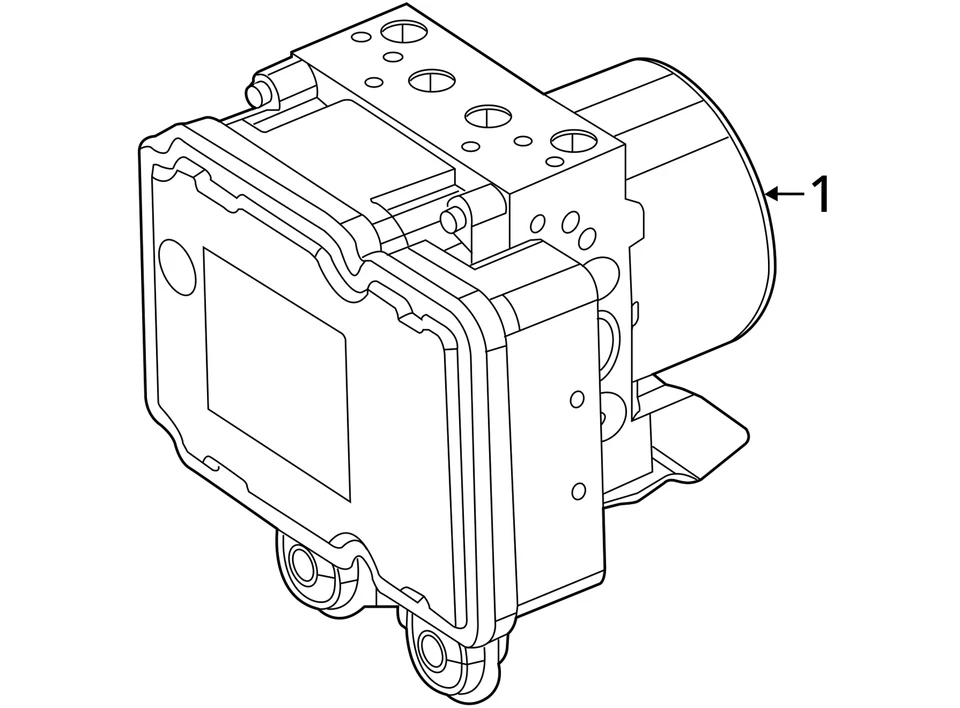 Dodge Dart 2013-2013 módulo de control de bomba abs U13Z9 Foto 4 de 4