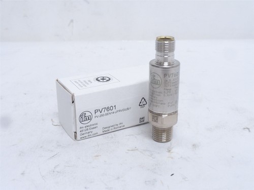 248583 New In Box; ifm PV7601 Pressure Switch w/IO-Link; 0 to 3625PSI; 1/4NPT - Picture 1 of 6
