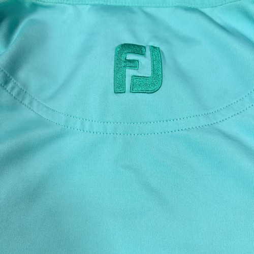 Foot Joy FJ Golf Polo Men XLarge Green Short Sleeve Shirt Performance Athletic - Picture 5 of 8