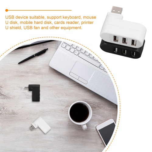2 Pcs USB-Hub Port Extender -Laptop Hochgeschwindigkeits-USB-Hub - Afbeelding 9 van 12