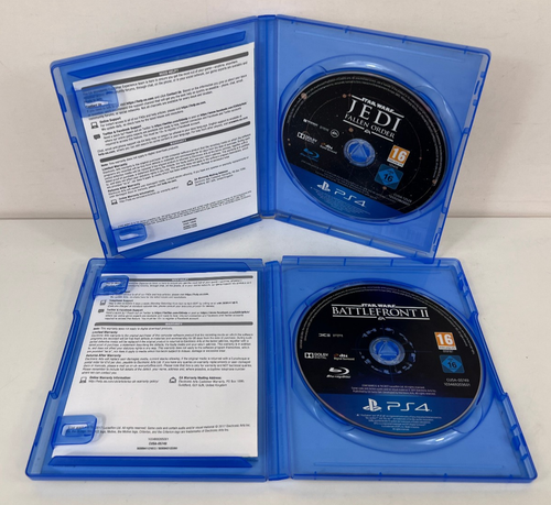 Star Wars Battlefront II 2 Jedi Fallen Order Deluxe PS4 PlayStation 4 Game Lot - Picture 5 of 6