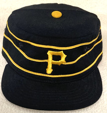 Pittsburgh Pirates Jason Thompson New Era Pillbox Cap 1983-size  7-game worn(?)