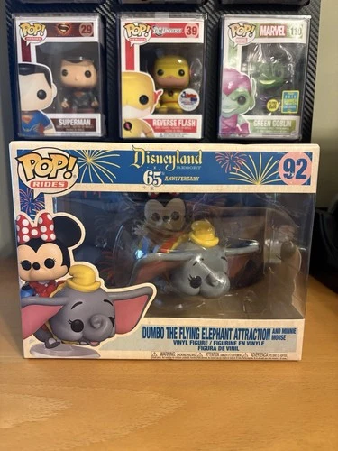 Funko Pop Rides: Disney Dumbo the Flying Elephant Attraction & Minnie Mouse #92