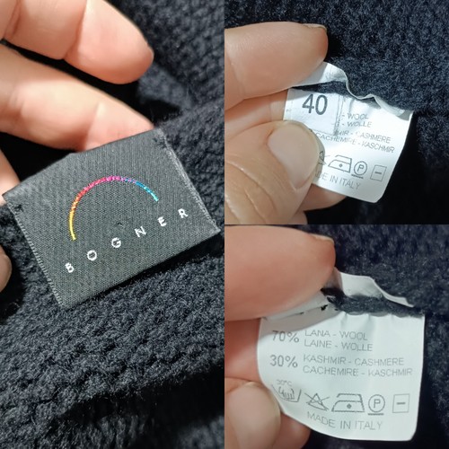 Bogner Black Wool and Cashmere Vest, size M, Sleeveless - Picture 2 of 16