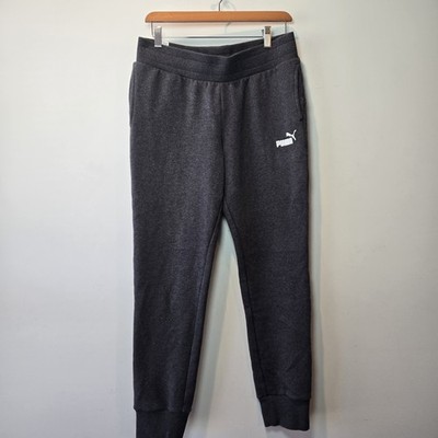 Puma Joggers Sweat Pants Medium Women's Lined Athletic Wear Gray