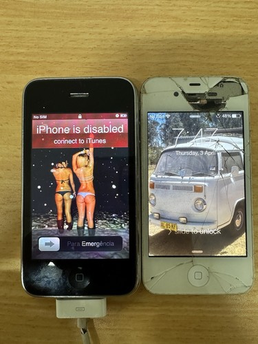 2 X Old Apple iPhones 3GS And 4 All In Good Working Condition Unlocked - Picture 6 of 6