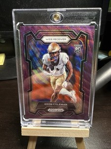 2024 Panini Prizm Draft Picks - Keon Coleman #120 Purple Wave Prizm (RC)