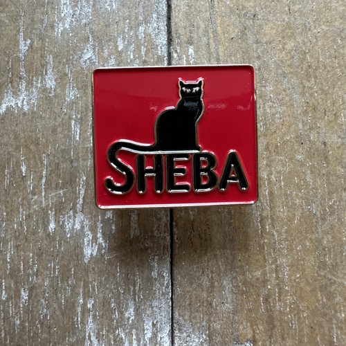 Sheba Katzenfutter Black Cat Kitten Emaille Anstecknadel - Bild 1 von 2