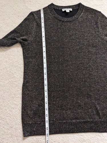 Whistles Silver Sparkle Crew Neck Long Sleeve Top Sweater Size UK8 UVP 69£ - Bild 13 von 13