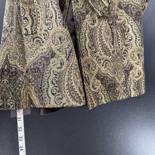Free People Gobelin Jacke Mantel Damen 4 Schokobraun Samt Artsy Boho - Bild 13 von 16