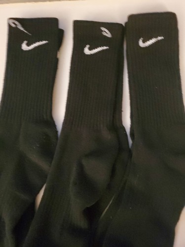 Calze Nike Crew nere 3 paia...taglia Lrg - Foto 3 di 7