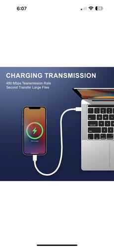 6ft Micro USB Fast Charging Cable Cord For Samsung Android Phone Charger - Picture 3 of 5