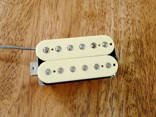 THE 57 HUMBUCKER PICKUP VINTAGE WHITE ALNICO 2 MAGNETS CLASSIC VINTAGE TONE