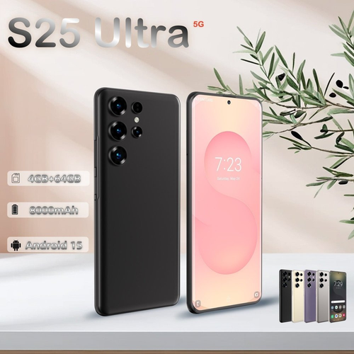 New S25 Ultra 5G Smartphone 7.3" Unlocked Android 15 Dual SIM Cellphones 4+64GB - Picture 2 of 32