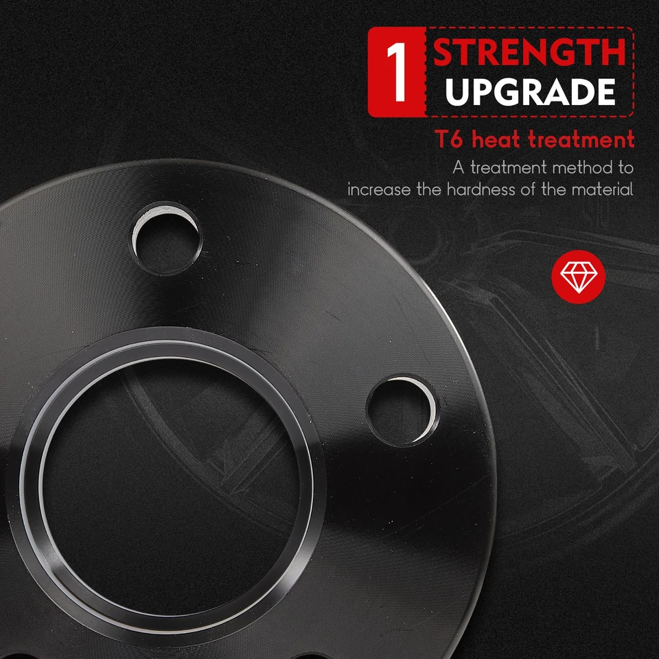 2 piezas espaciadores de rueda 5x112 mm 20 mm para Mercedes-Benz A150 A200 B160 C160 C400 C350 Foto 3 de 4