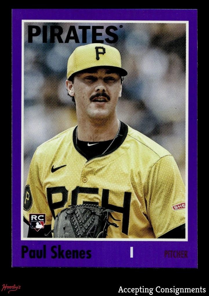 2024 Topps Archives Purple Foilboard #200 Paul Skenes RC ROOKIE PIRATES