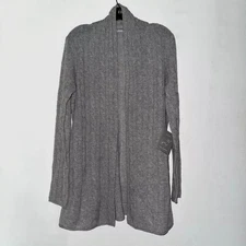 Alashan Cashmere Cardigan Duster Grey M;NWT