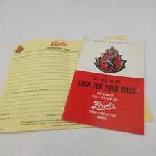 Stroh's Suggestion System - Stroh's Beer Company - Pamphlet - Detroit 26
