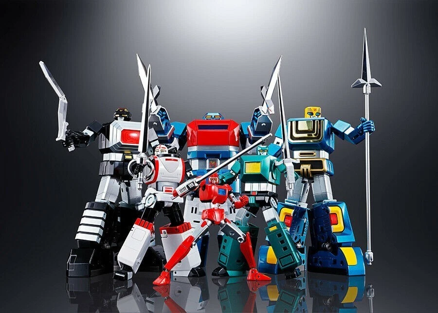 Gx-40R Rokushin Gattai God Mars Soul Of Chogokin Bandai Tamashii Nations - Immagine 2 di 4