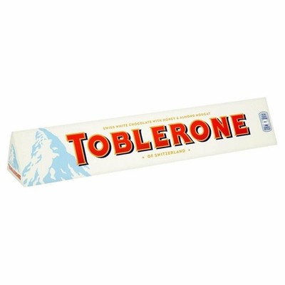 Toblerone Chocolate 12,7 Oz - 360g Swiss White Chocolate Nougat Bar Extra Large