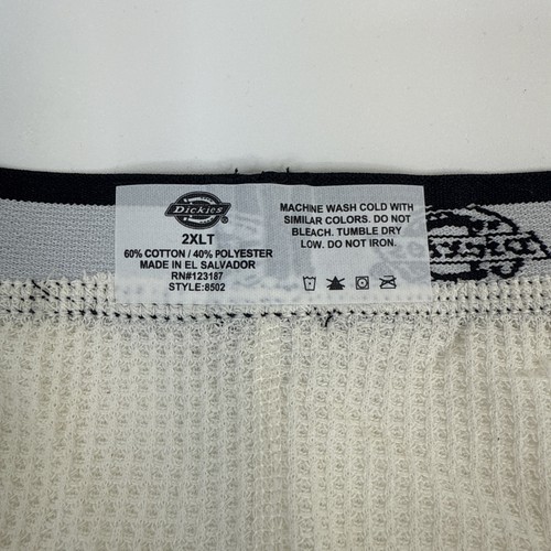 Dickies Herren Thermo Unterwäsche Basisschicht Long John Hose Beige Ohne Etikett Größe 2XL - Bild 3 von 8