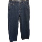 High Waisted Straight Leg Five Pocket Liz Claiborne Jeans Womens Size 16Pblue