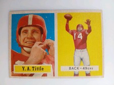 1957 Topps - #30 Y.A. Tittle Ex